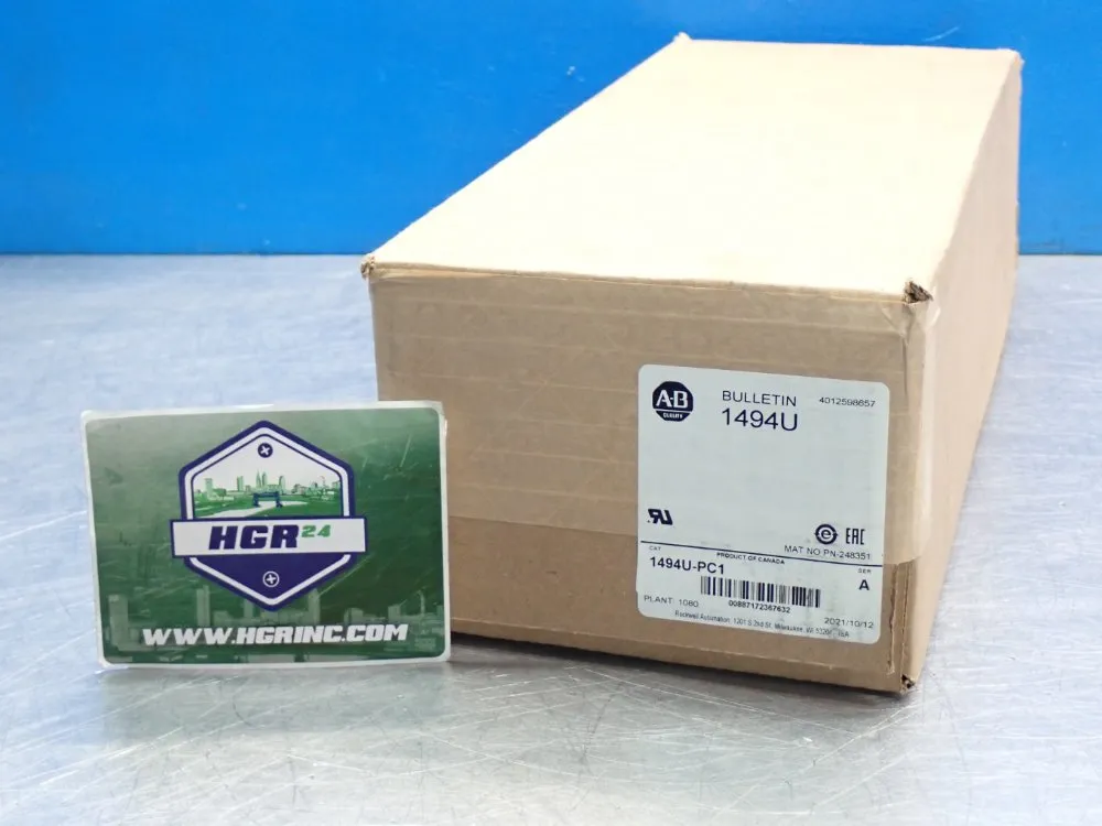 Allen Bradley Disconnect Switch Protective Fuse Cover - 1494u-pc1