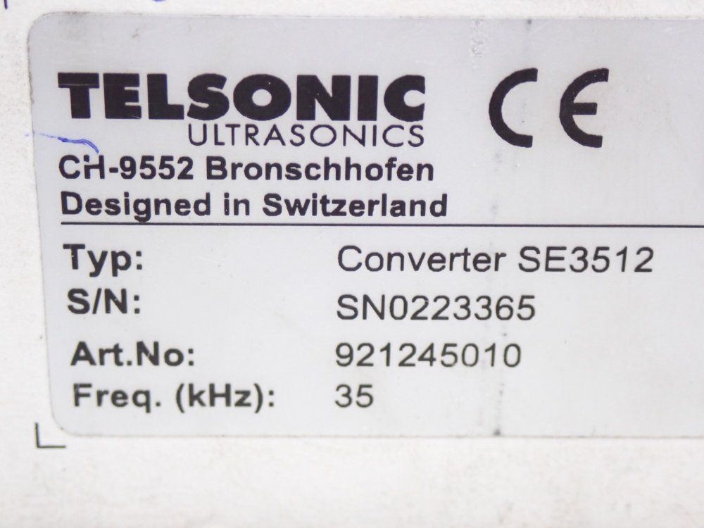 Telsonic Linear Ultrasonic Converter