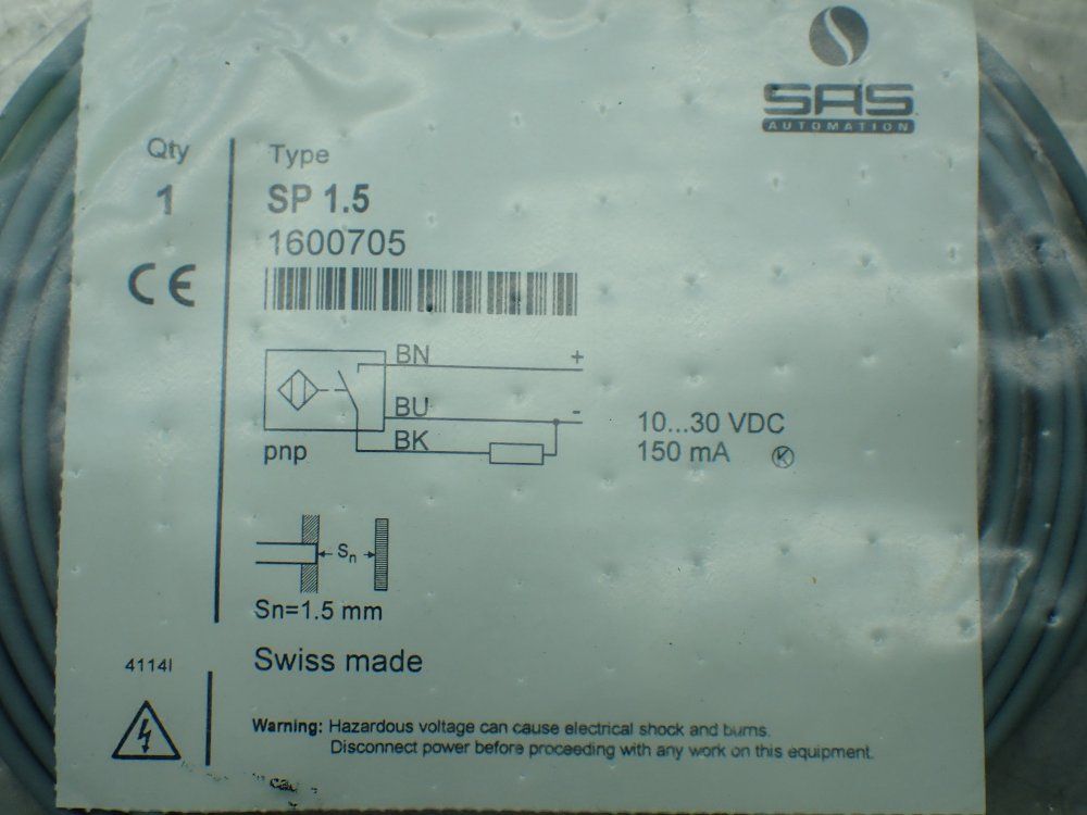 Sas Automation 2 Inductive Proximity Sensors Sp 15