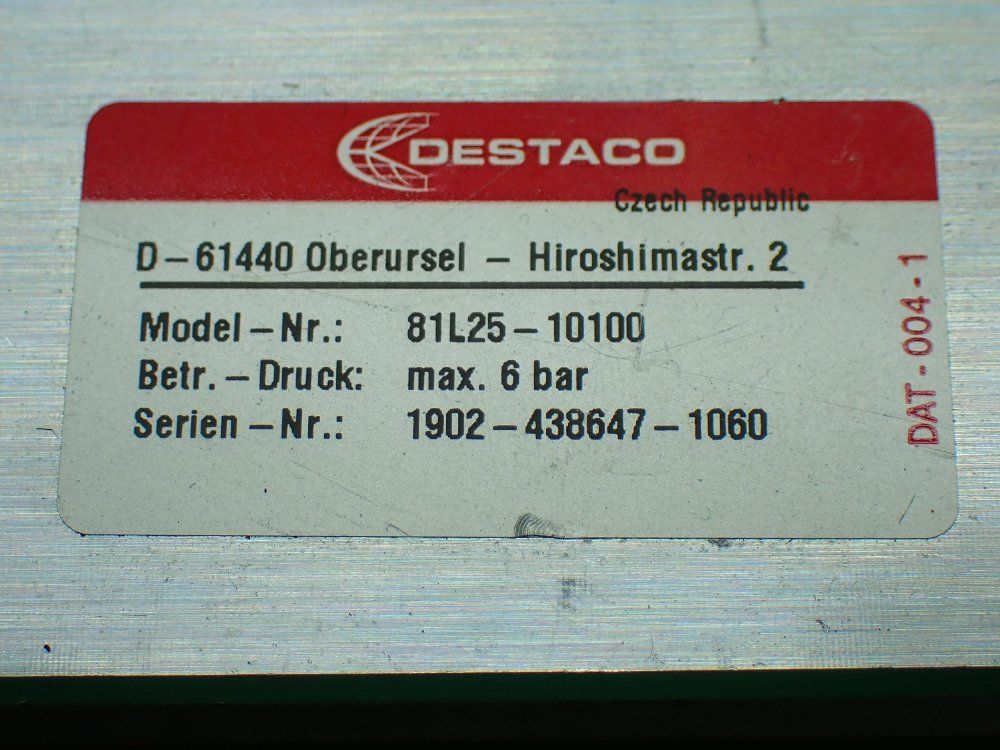Destaco Pneumatic Power Clamp 