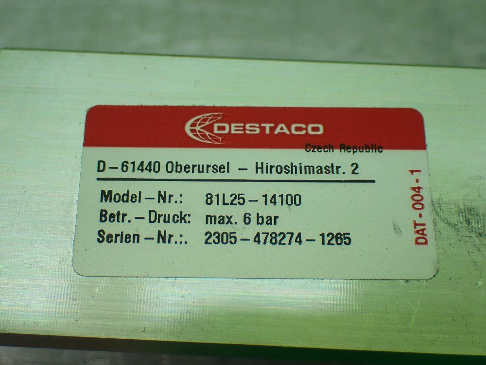 Destaco Pneumatic Power Clamp 