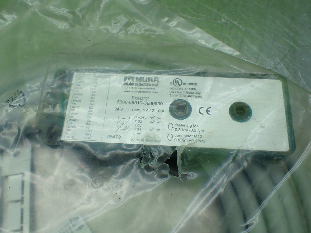 Murr Elektronik Molded Cable  Junction Box