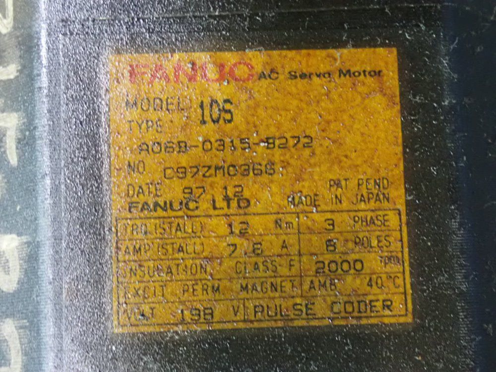 Fanuc Servo Motor - A06b-0315-b272