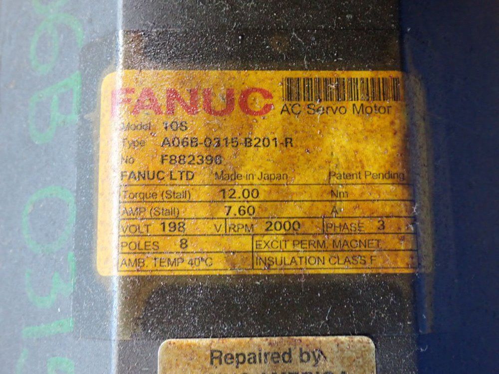 Fanuc Servo Motor - A06b-0315-b201-r