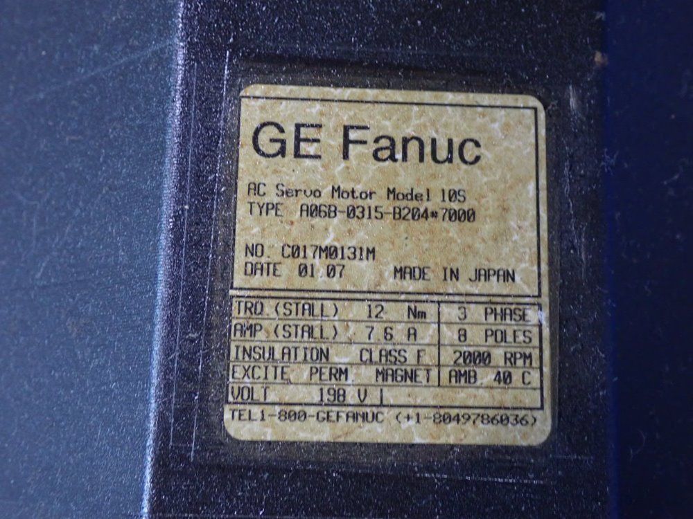Fanuc Servo Motor - A06b-0315-b204#7000