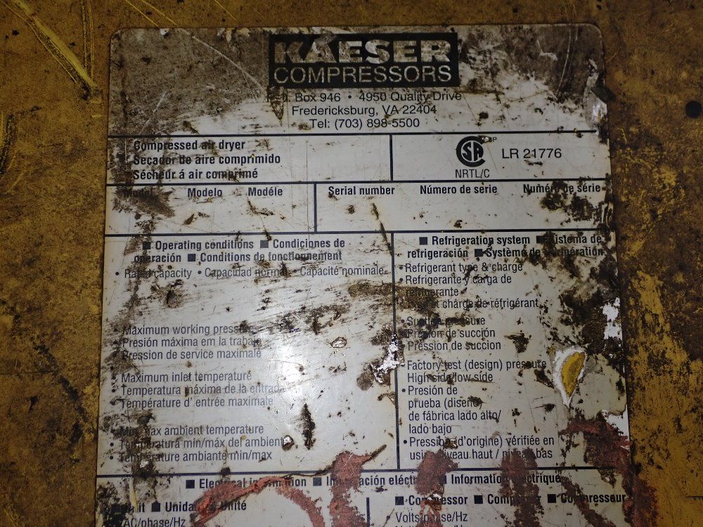 Kaeser Air Dryer