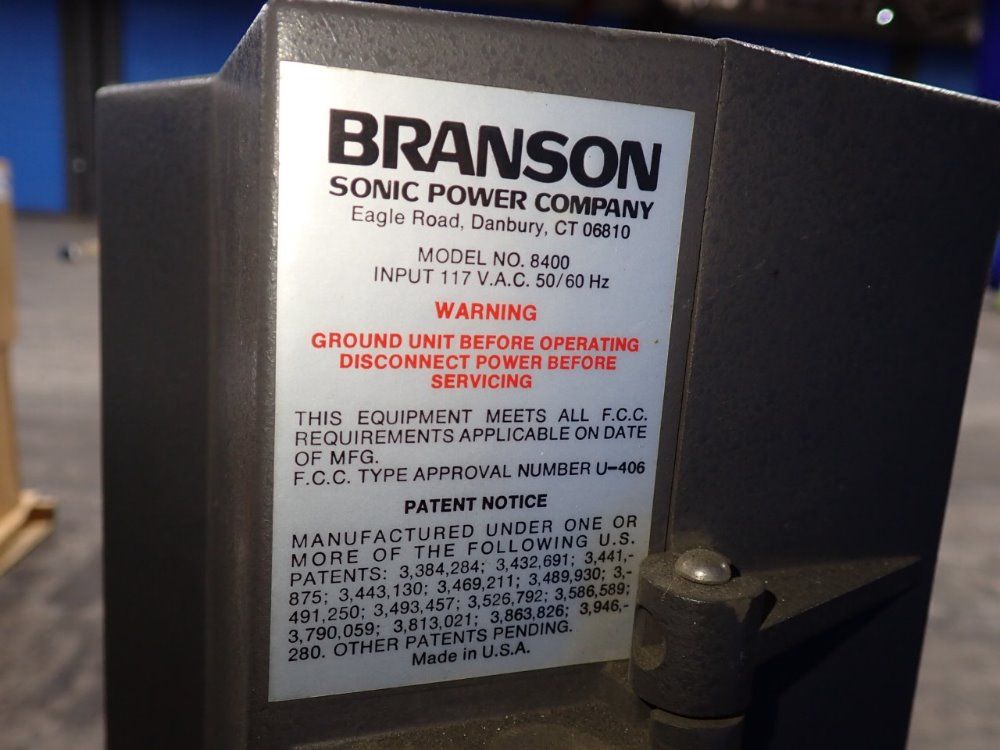 Branson Ultrasonic Welder