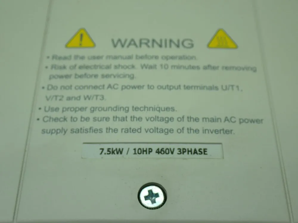 Delta Electric Sensorless Vector Drive Unit