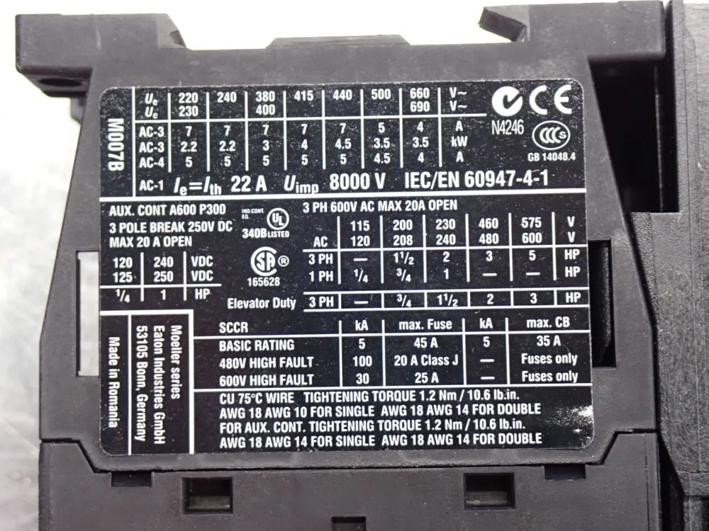 Eaton Manual Motor Controller - Xtfc2p5bbtd
