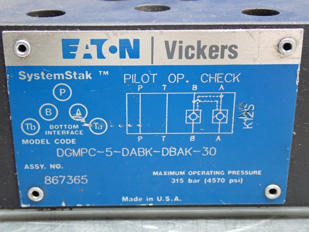 Eaton Hydraulic Valve - Dgmpc-5-dabk-dbak-30