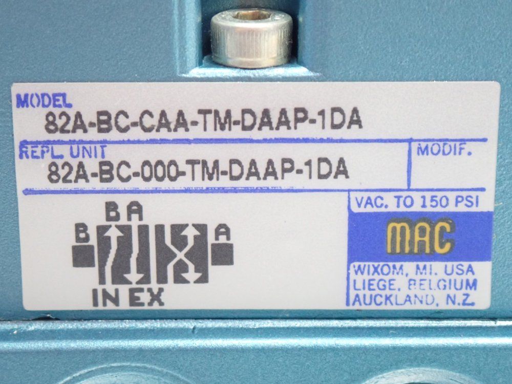 Mac Mac Solenoid Valve