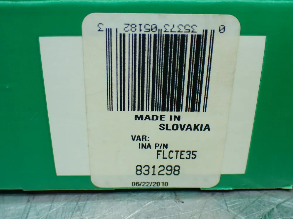 Ina 35mm Bore, 2-bolt Flange Flange-mount Ball Bearing Unit - Flcte35