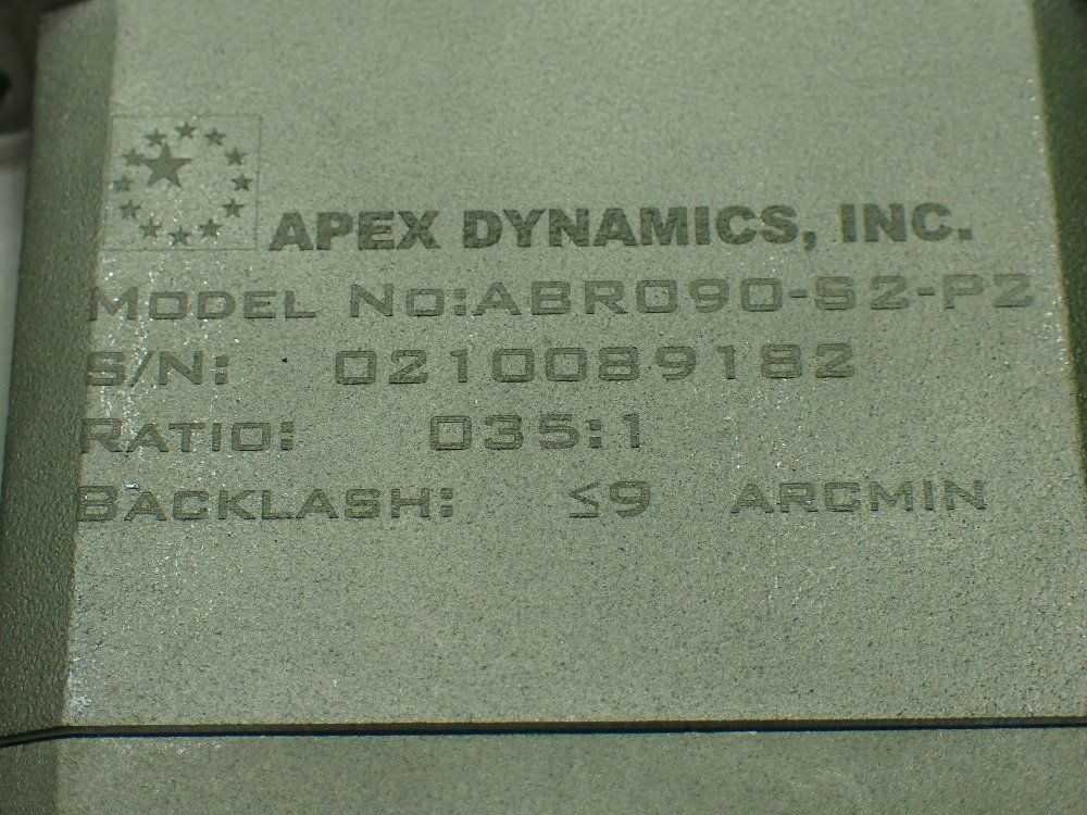Apex Dynamics 035:1 Ratio Right Angle Gearbox. - Abr090-s2-p2