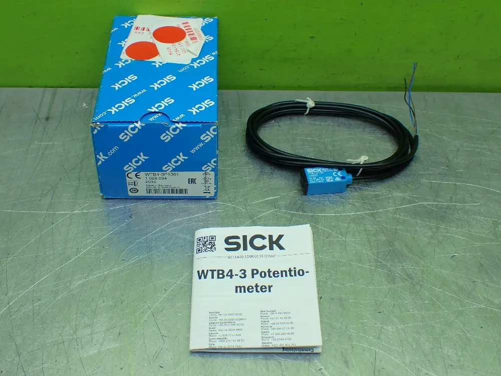 Sick Photoelectric Proximity Sensor. - Wtb4-3p1361