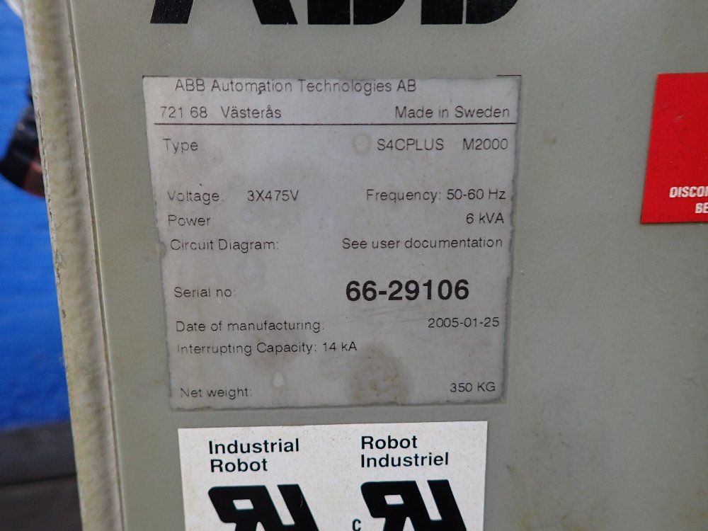 Abb 2005 Abb S4cplus M2000 Control Panel