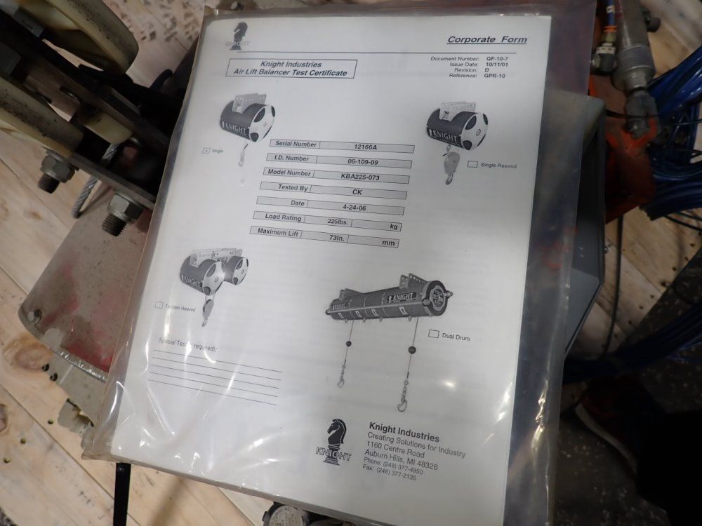 Knight Industries Lift Assembly