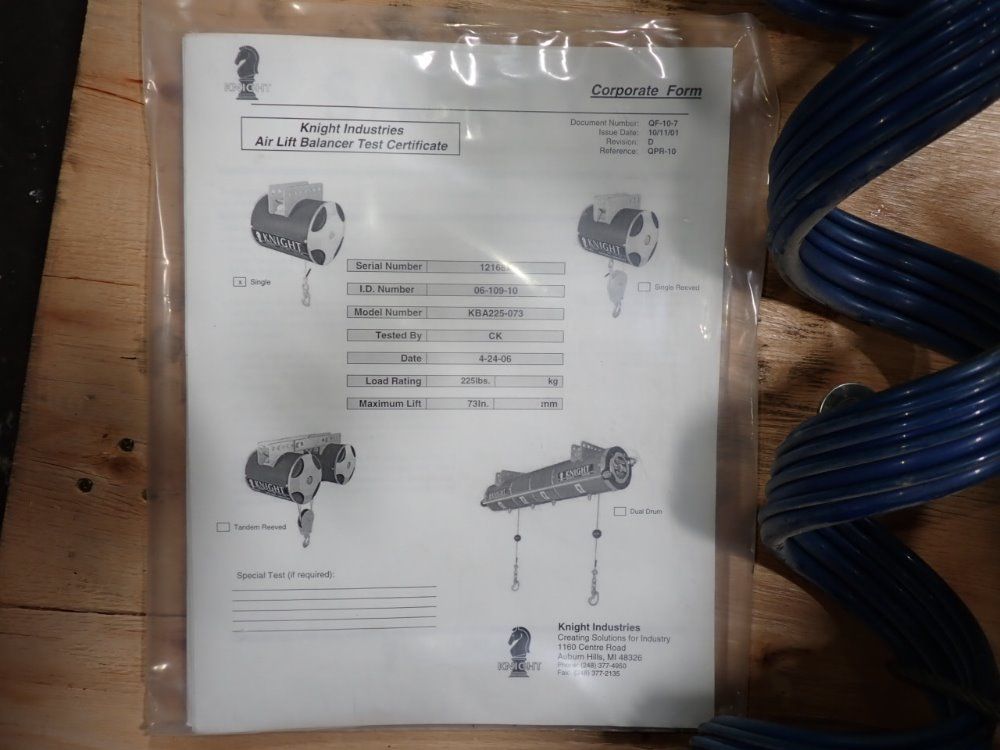 Knight Lift Assembly