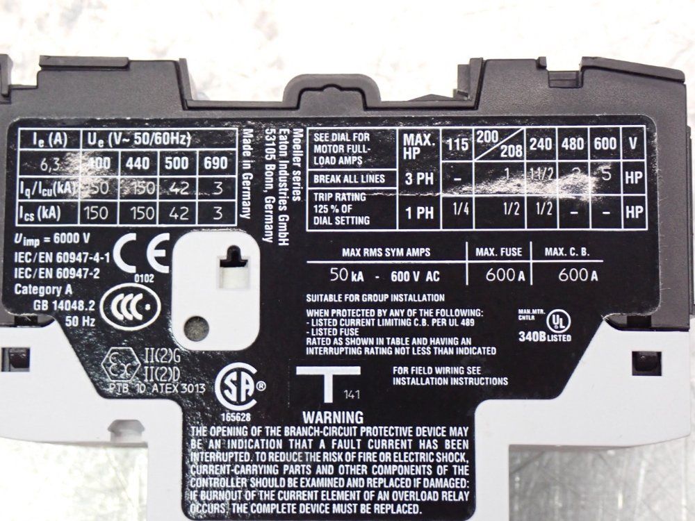 Eaton Motor Protector Circuit Breaker