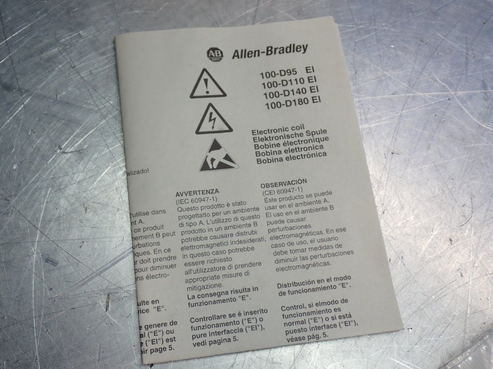 Allen Bradley Safety Contactor