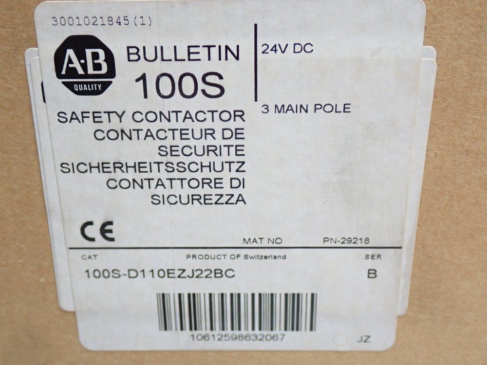 Allen Bradley Safety Contactor