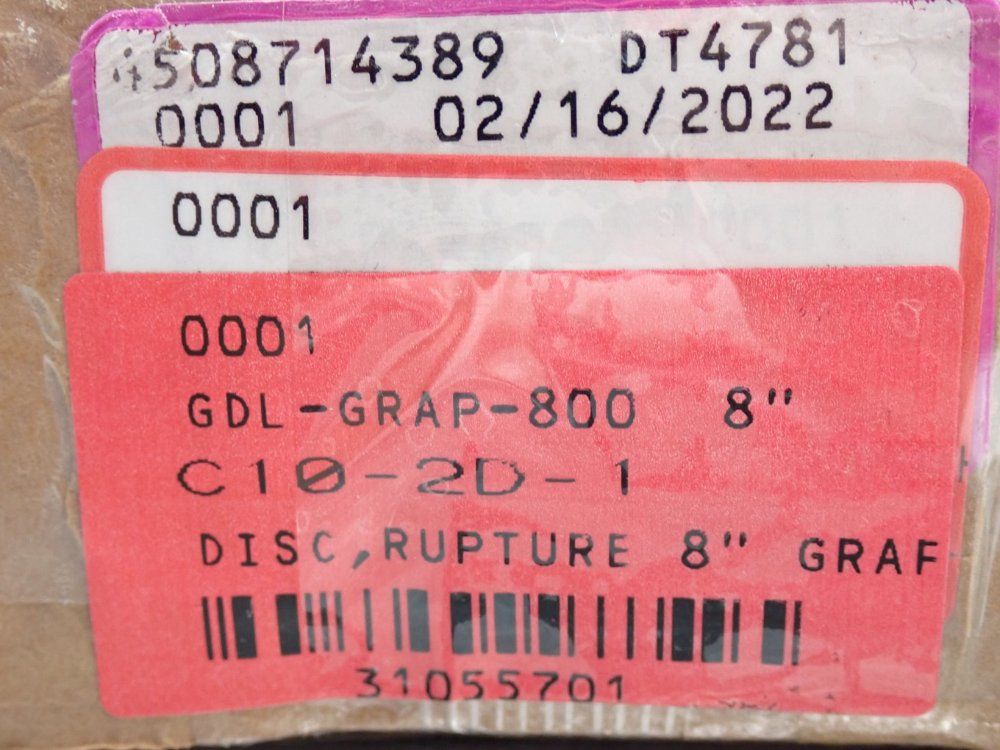 Fike Graphite Rupture Disc 8