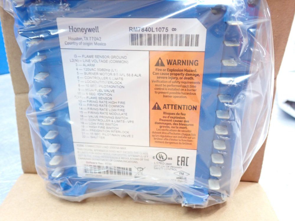 Honeywell Automatic Programming Burner Control