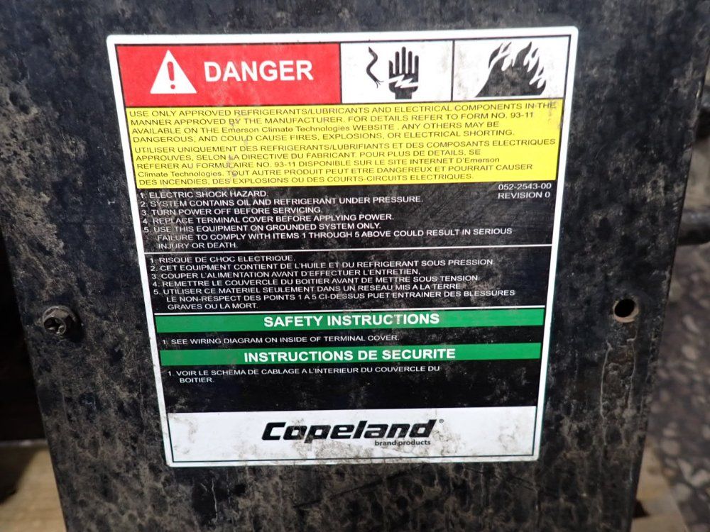 Copeland Refrigeration Compressor - 6ds3r40me-tsn-800