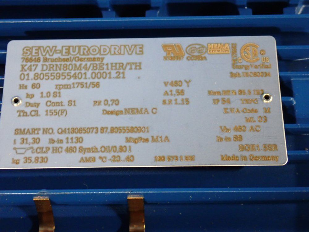 Sew-eurodrive 1.0 Hp Gear Drive