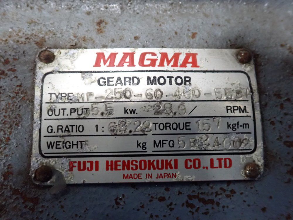 7.5 Hp Gear Drive