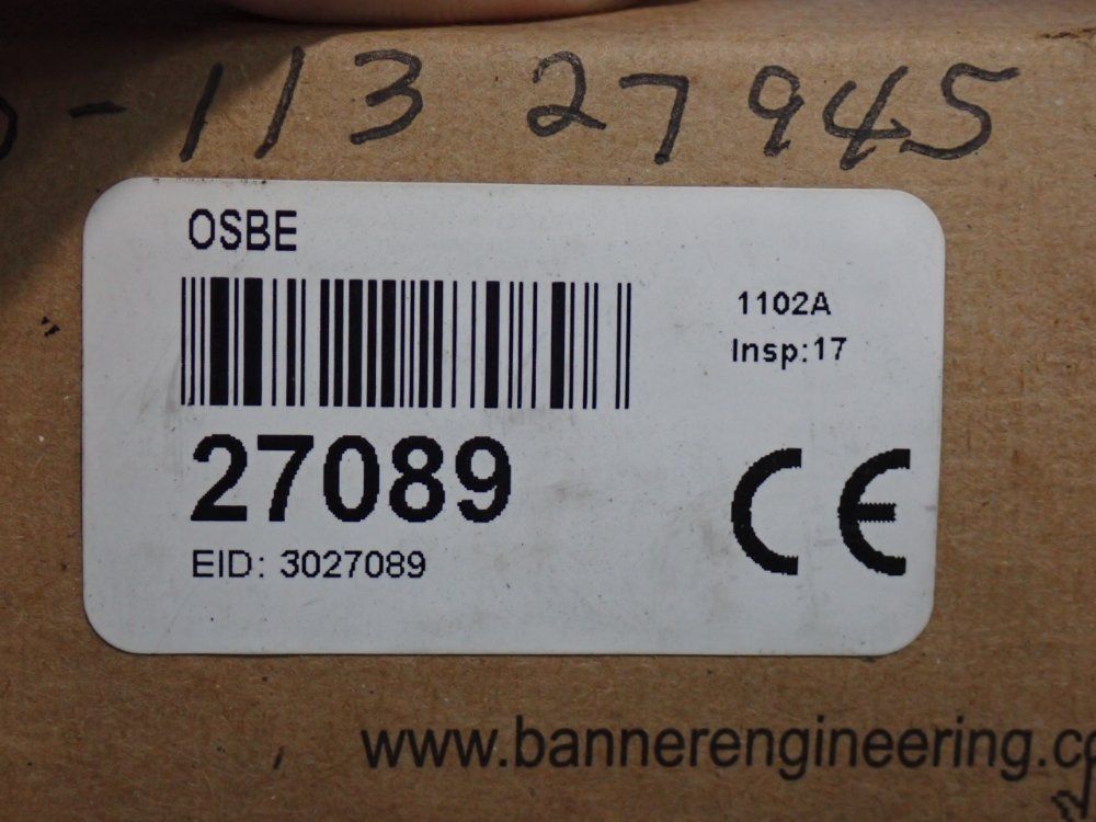 Banner Photoelectric Emitter Sensor - Osbe / 27089
