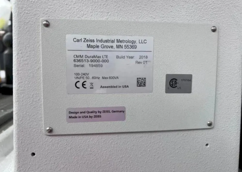 Carl Zeiss Cmm - Duramax Lte