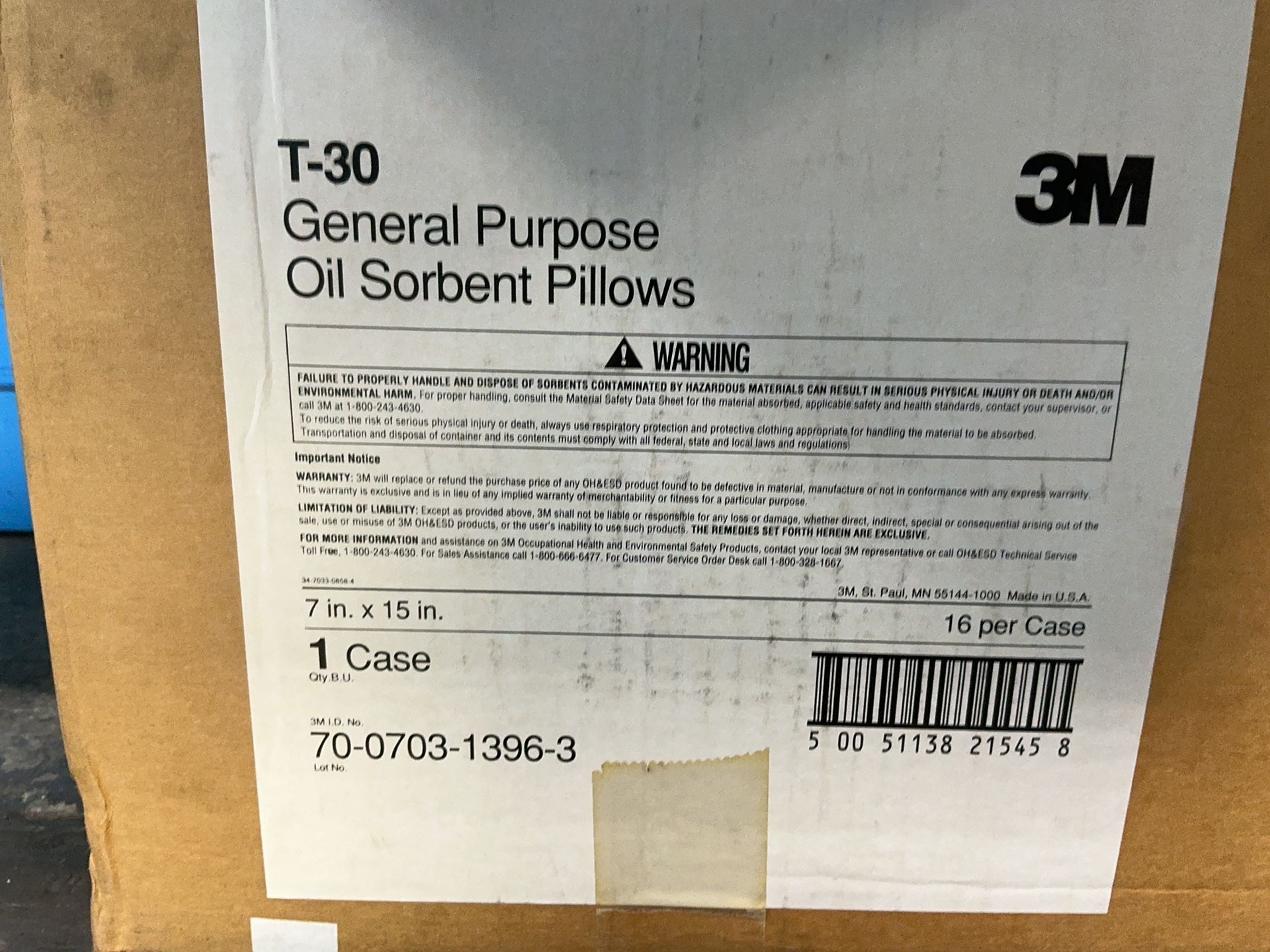 3m Oil Sorbent Pillows