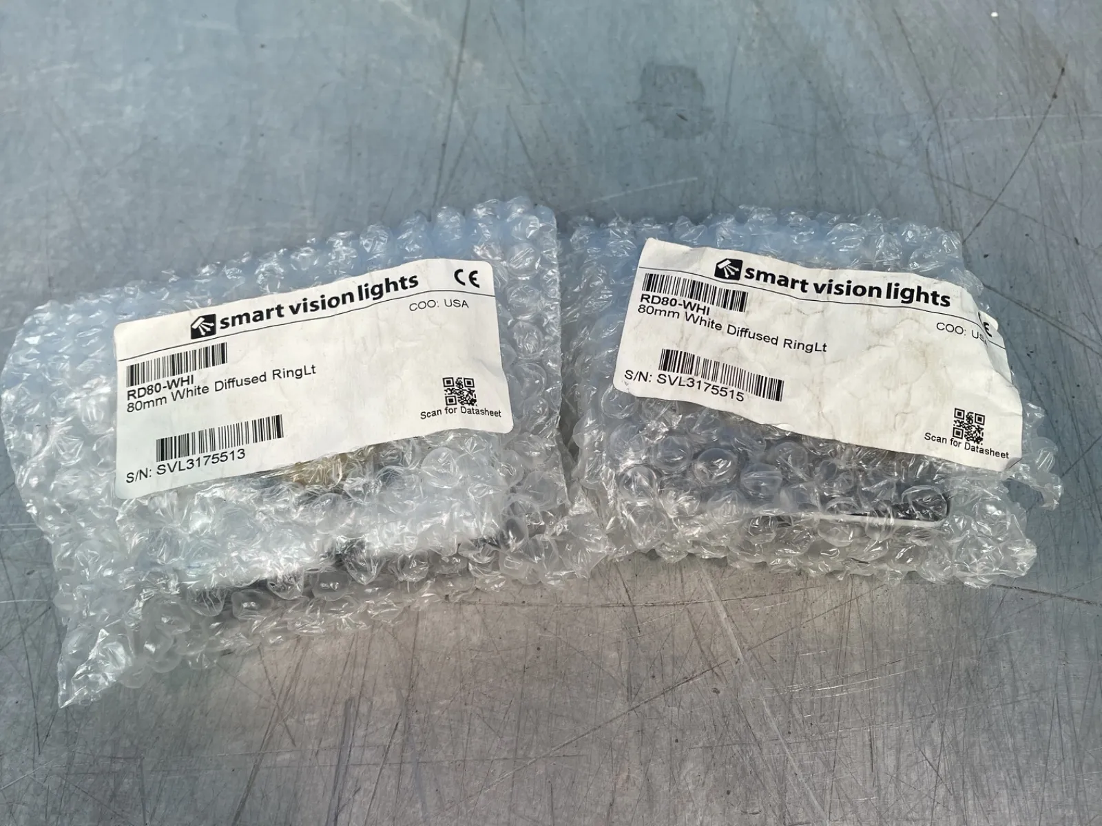 Smart Vision Lights 80 Mm White Diffused Ring Lights - Rd80-whi