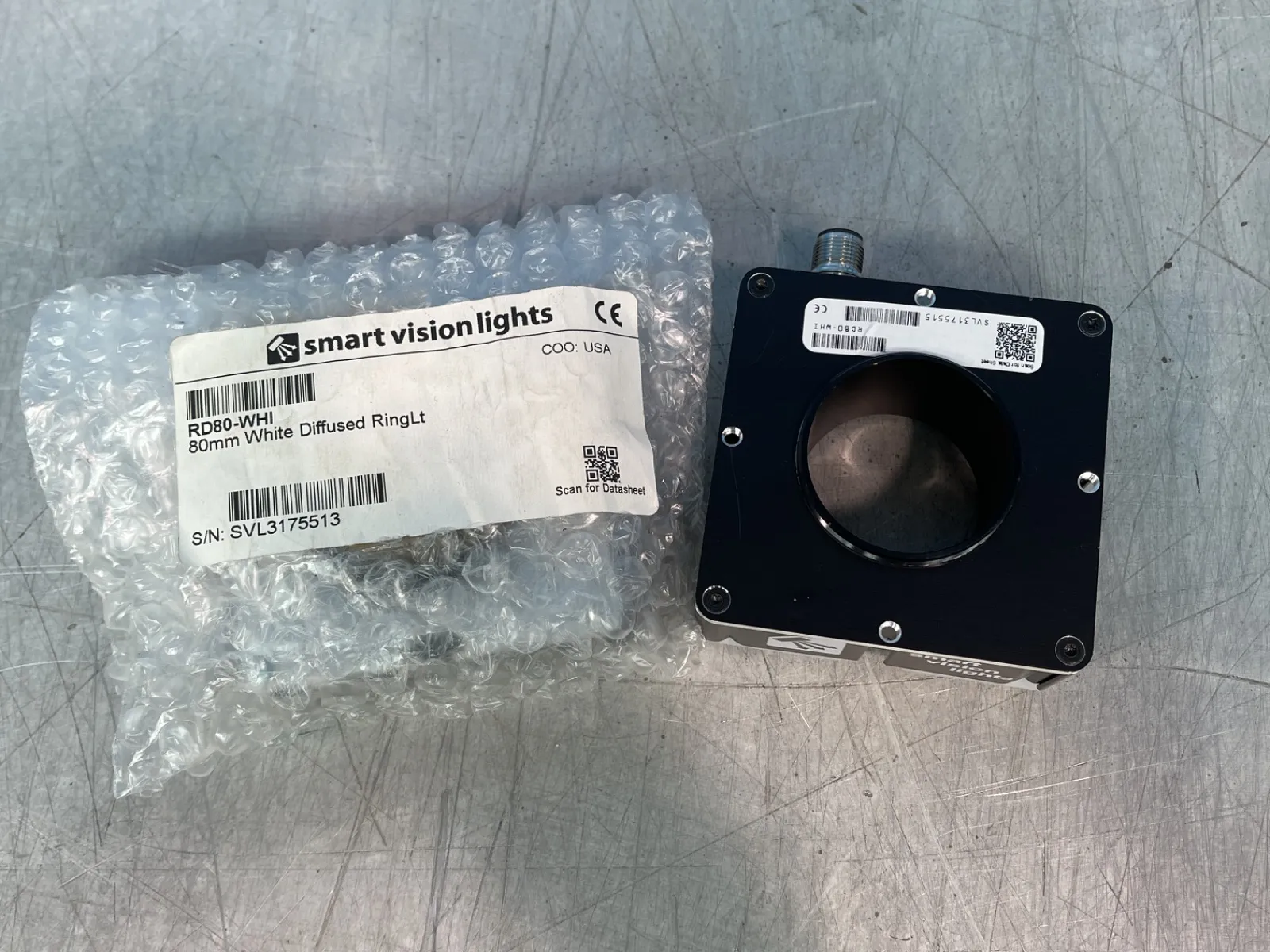 Smart Vision Lights 80 Mm White Diffused Ring Lights - Rd80-whi