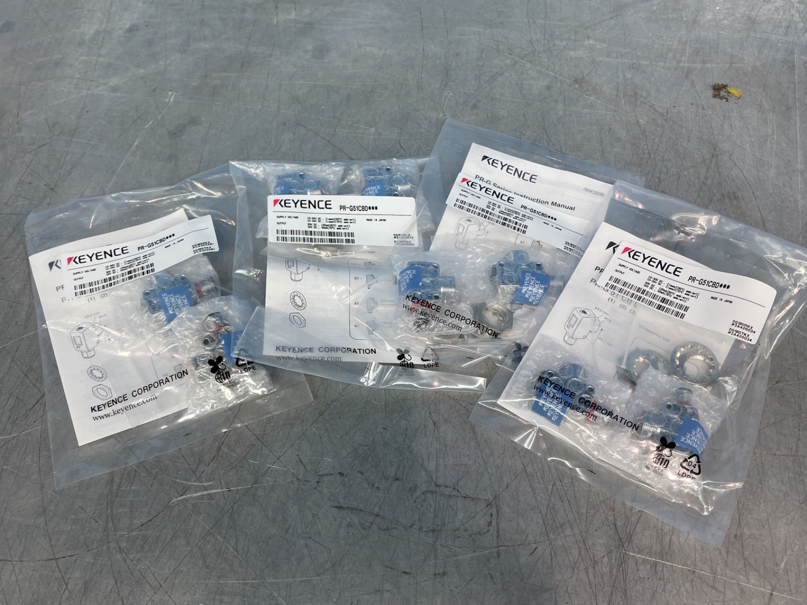 Keyence Thrubeam Photoelectric Sensors - Pr-g51cbd