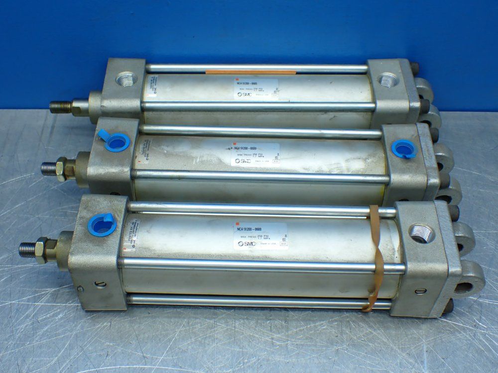 Smc 250psi 3 Medium Duty Tie Rod Cylinders - Nca1x200-0600