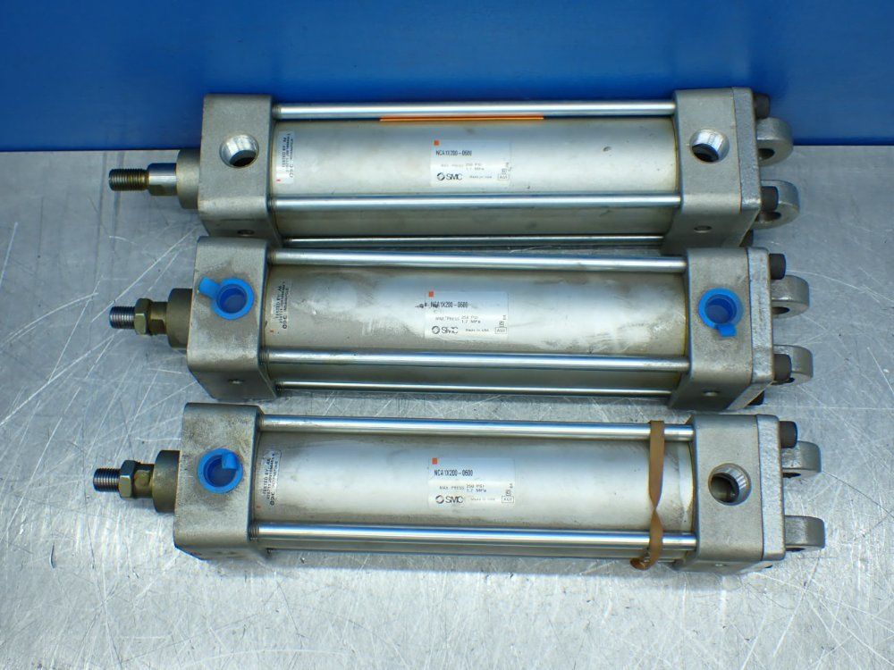 Smc 250psi 3 Medium Duty Tie Rod Cylinders - Nca1x200-0600