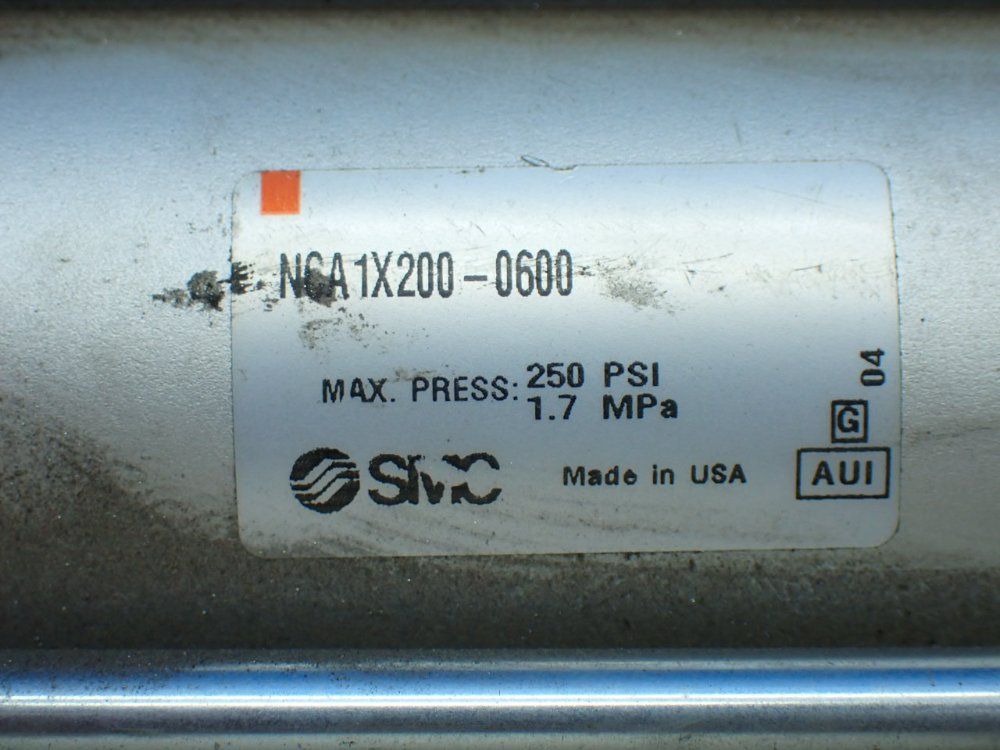 Smc 250psi 3 Medium Duty Tie Rod Cylinders - Nca1x200-0600