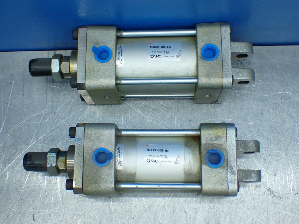 Smc 250psi 2 Medium Duty Tie Rod Cylinders - Nca1d250-0200-xb5