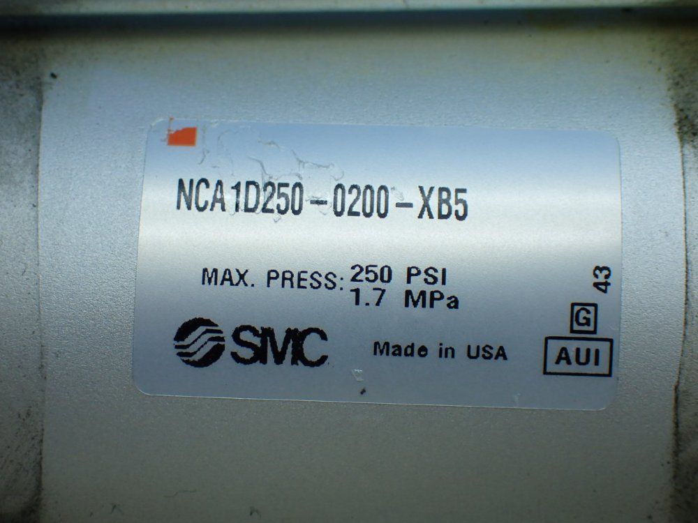 Smc 250psi 2 Medium Duty Tie Rod Cylinders - Nca1d250-0200-xb5