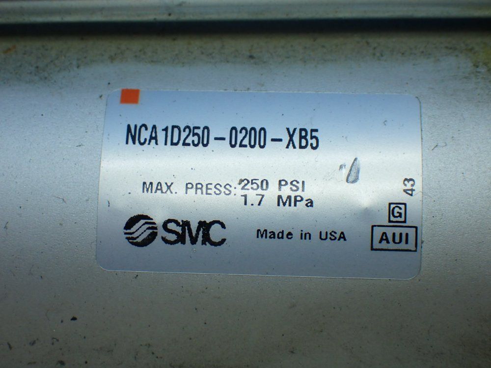 Smc 250psi 2 Medium Duty Tie Rod Cylinders - Nca1d250-0200-xb5