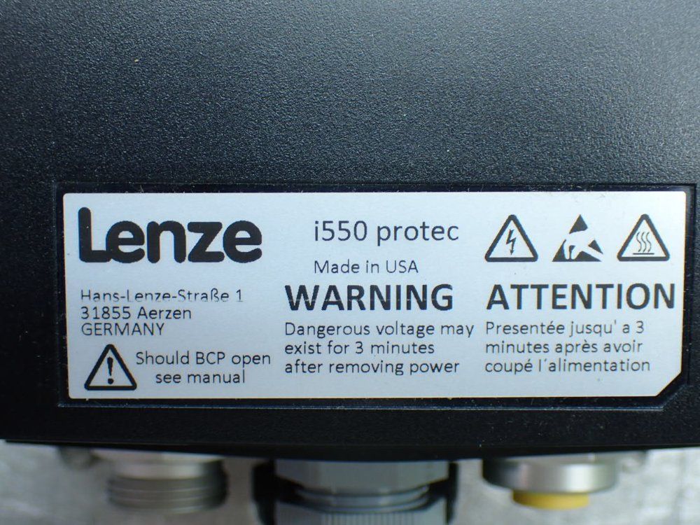 Lenze 1hp I550 Protec Frequency Inverter - I55ap175f0a711k06s