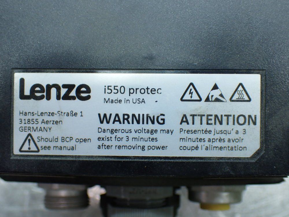Lenze 1hp I550 Protec Frequency Inverter - I55ap215f0a711k06s