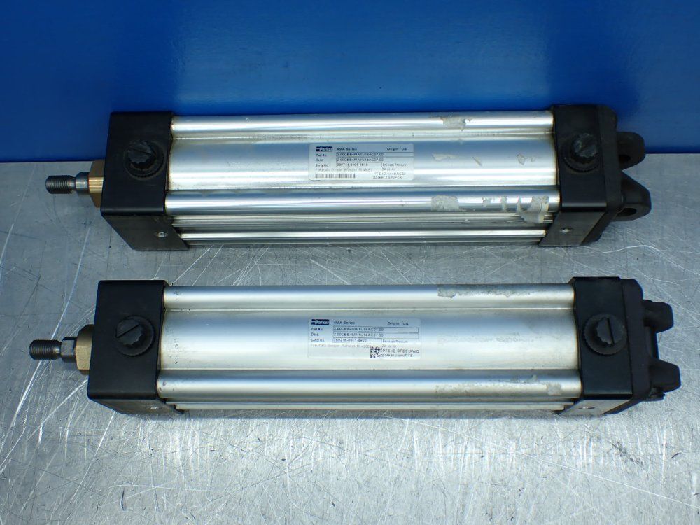 Parker 250psi Double-acting Non-lube Nfpa Tie-rod Pneumatic Cylinder - 2.00cbb4ma1u14ac07.00