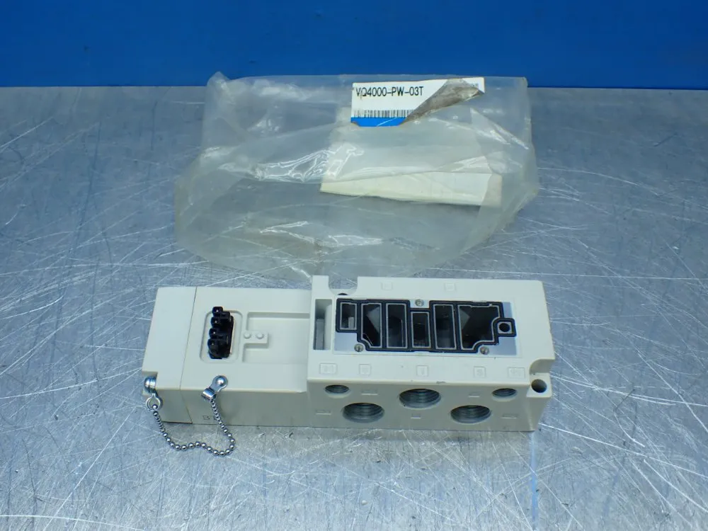 Smc Pneumatic Subplate - Vq4000-pw-03t
