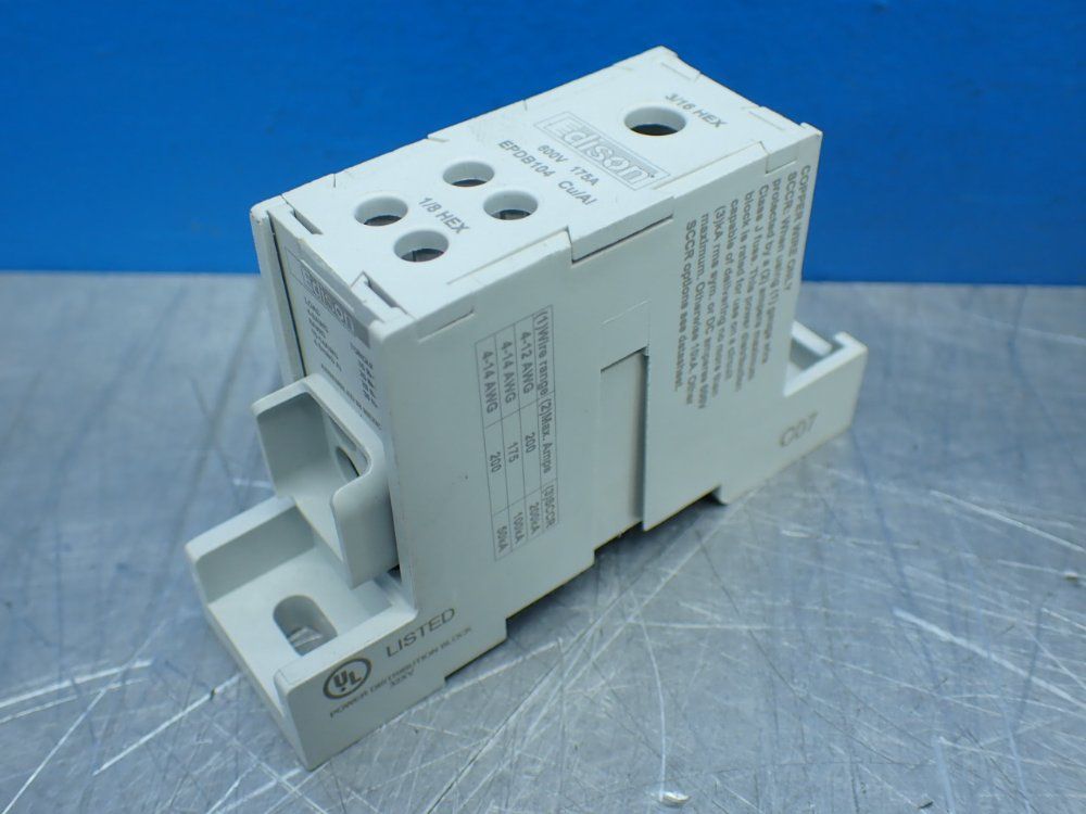 Edison 2 Finger Safe Power Distribution Blocks - Epdb104