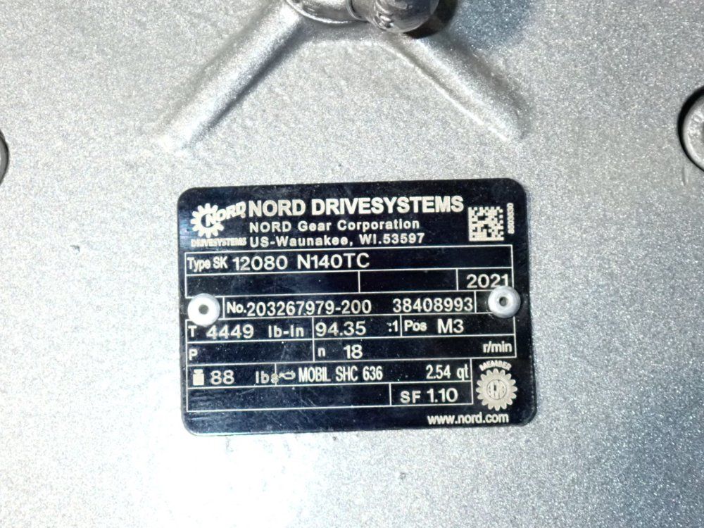 Nord Drive Systems Gear Reducer - 12080n140tc