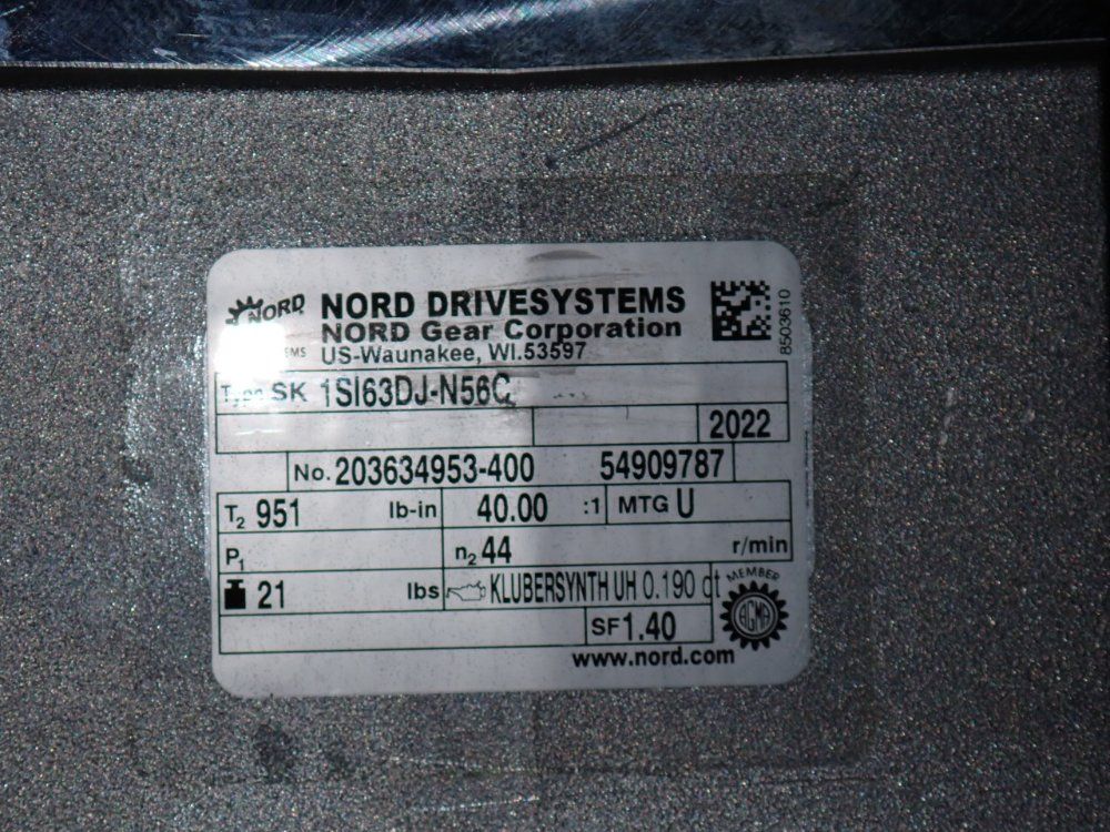 Nord Drive Sytsems Gear Reducer - Sk 1si63dj-n56c
