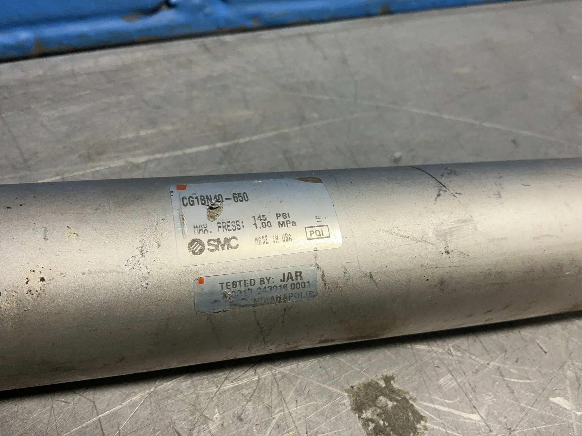 Smc Pneumatic Cylinder - Cg1bn40-650