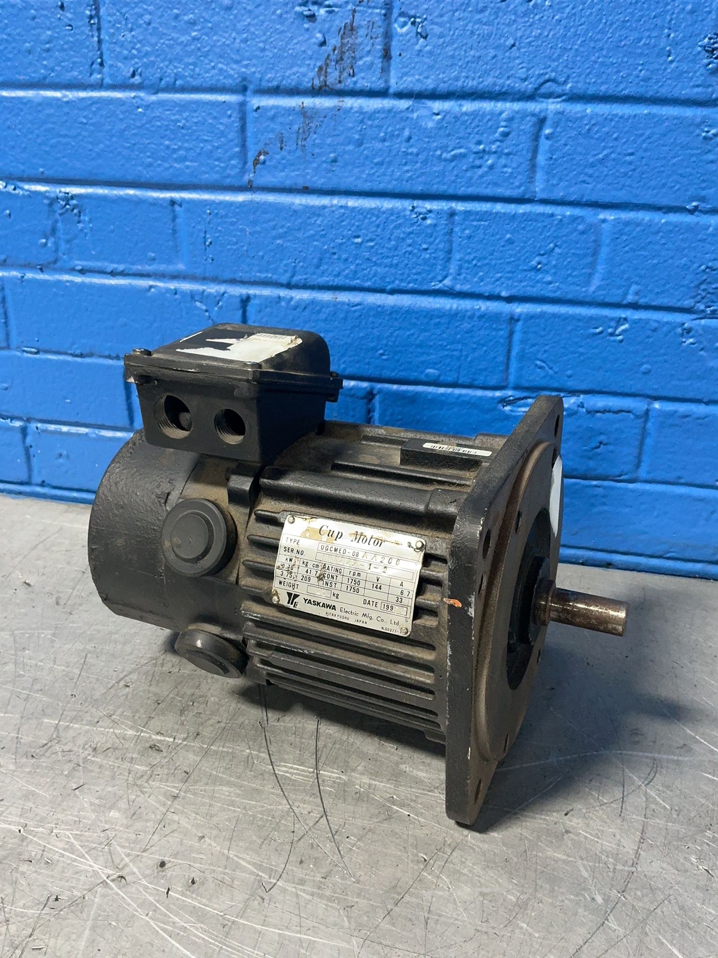 Yaskawa 3.75 Kw Servo Motor - Ugcmed-08 Aa206